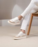 Ravello Blanc Beige Cuir