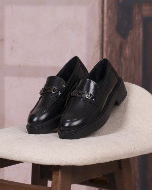 Fierezza Noir Glacé Cuir