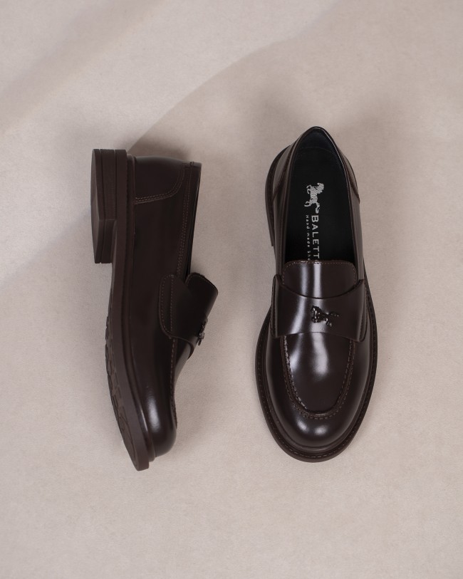 Fiore Marron Glacé Cuir