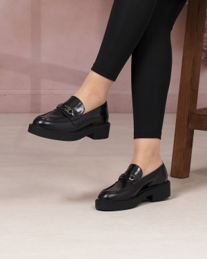 Fierezza Noir Glacé Cuir