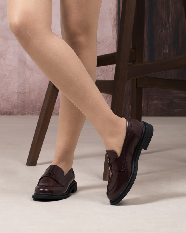 Fiore Bordeaux Glacé Cuir