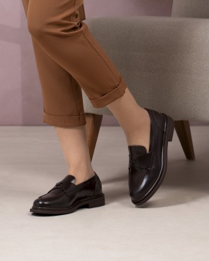 Fiore Marron Glacé Cuir