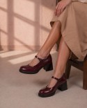 Viviana Bordeaux Glacé Cuir