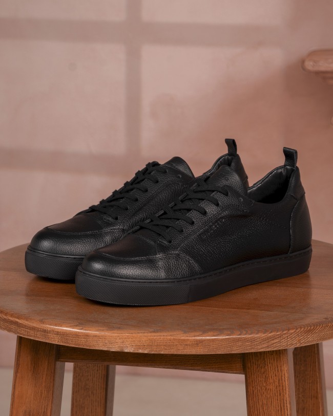 Reggio Noir Stampato Cuir