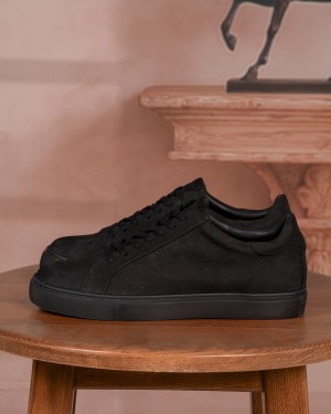 Rovigo Noir Nubuck Cuir