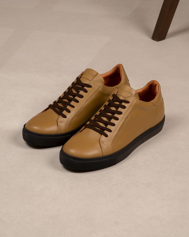 Rovigo Camel Stampato Cuir