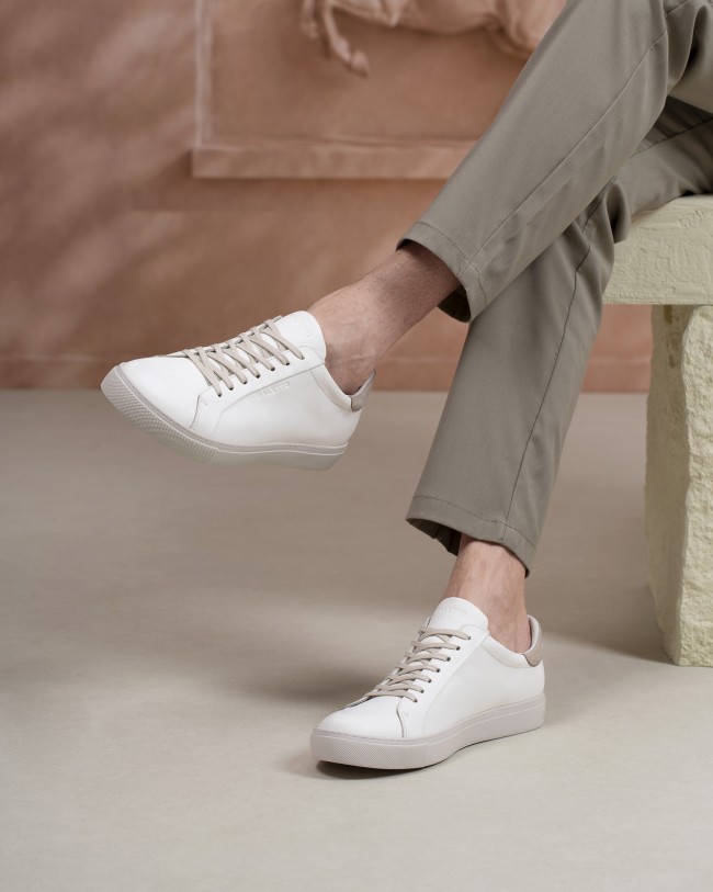 Rovigo Blanc Beige Cuir