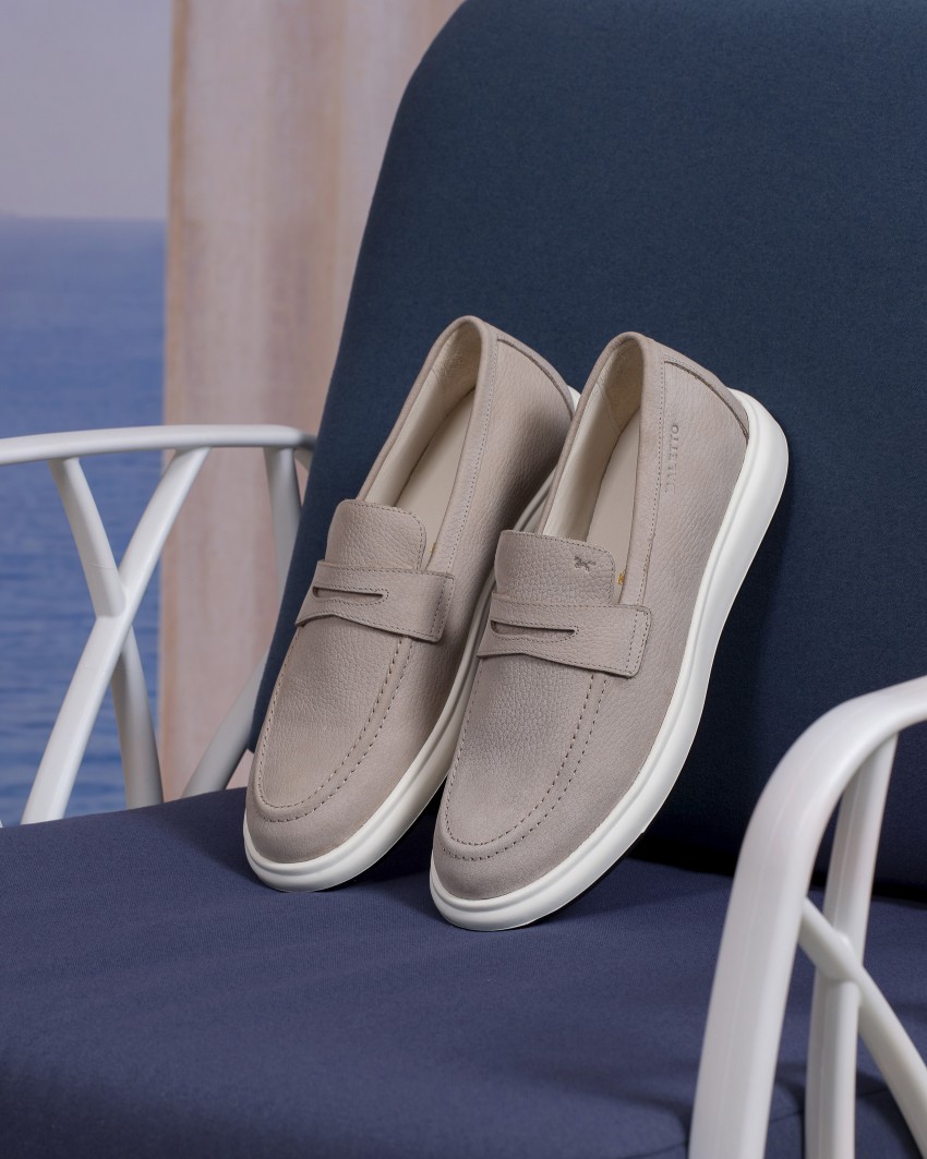 Quarter Beige Stampato Nubuck
