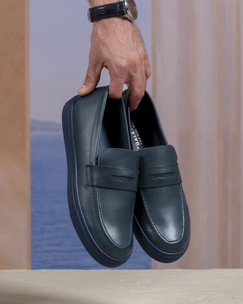 Supremo Bleu Cuir