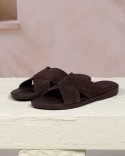 Saggio Marron Daim Cuir