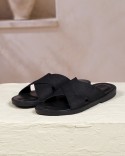 Saggio Noir Nubuck Cuir