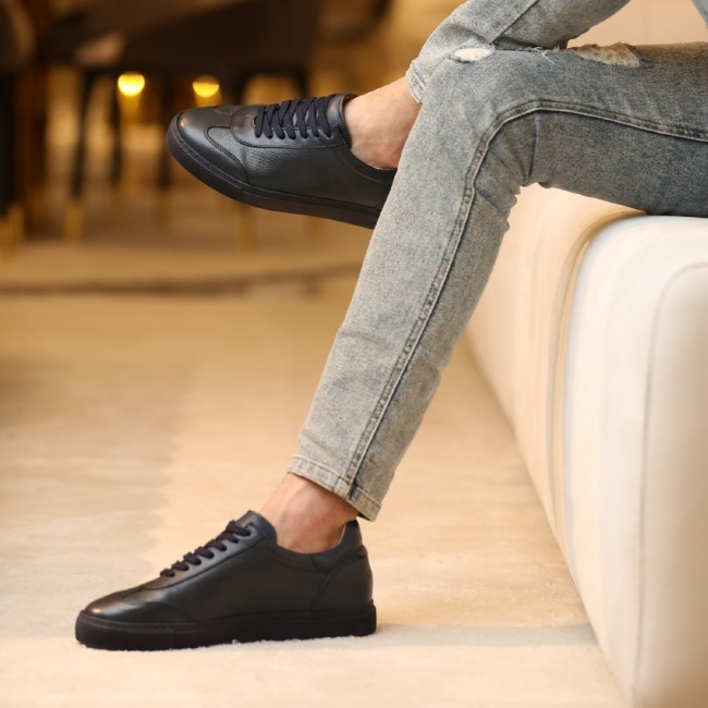 Davos Bleu Cuir