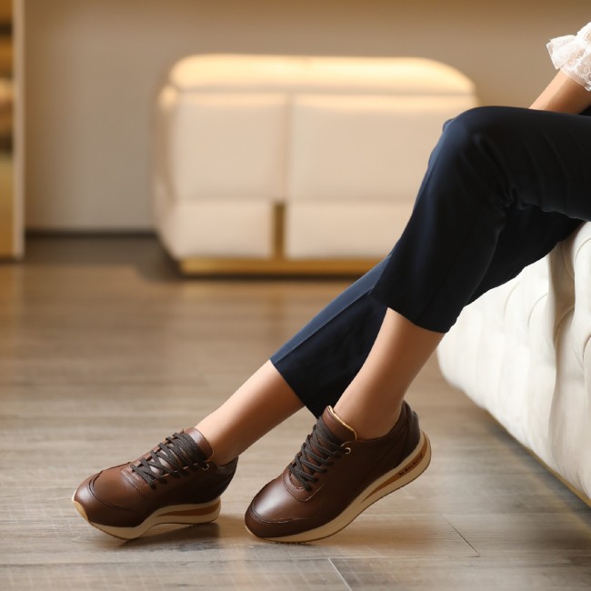 Elda Marron Cuir