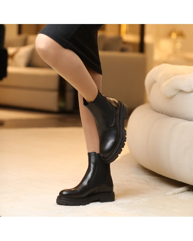 Silvia Noir Cuir