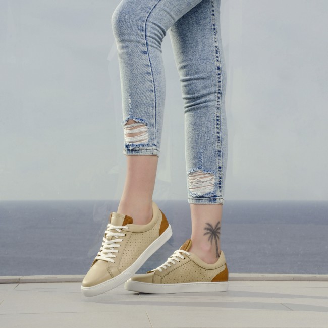 Perla Beige Cuir