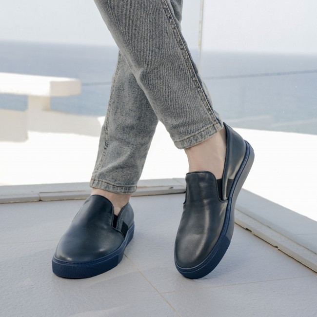 Astratto Bleu Cuir