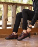 Massimo Bordeaux Cuir