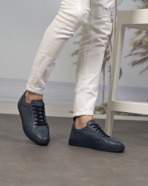 Reggio Bleu Cuir